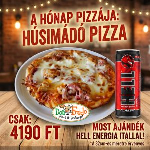 A honap pizzaja Husimado 26 szeptember